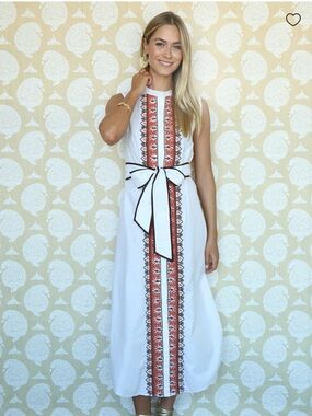 ASHA Terracotta Sabine Shirtdress size Small